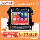 Tesla style вертикальный 6 + 128G Android 11 Автомобильный GPS-навигатор для TOYOTA FortunerHILUX Revo 2016-2022 автомобильный или ручной AC автомобильный радиоприемник