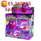 ES 2021 новейшие испанские Покемоны карты 360 шт. Покемон TCG: FUSION Dark Ablaze Booster Box торговая карта Игра коллекционная игрушка