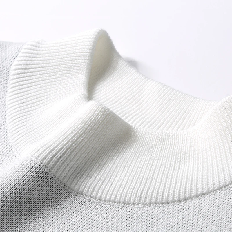 Свитер мужской повседневный с круглым вырезом Хлопковый пуловер длинным рукавом