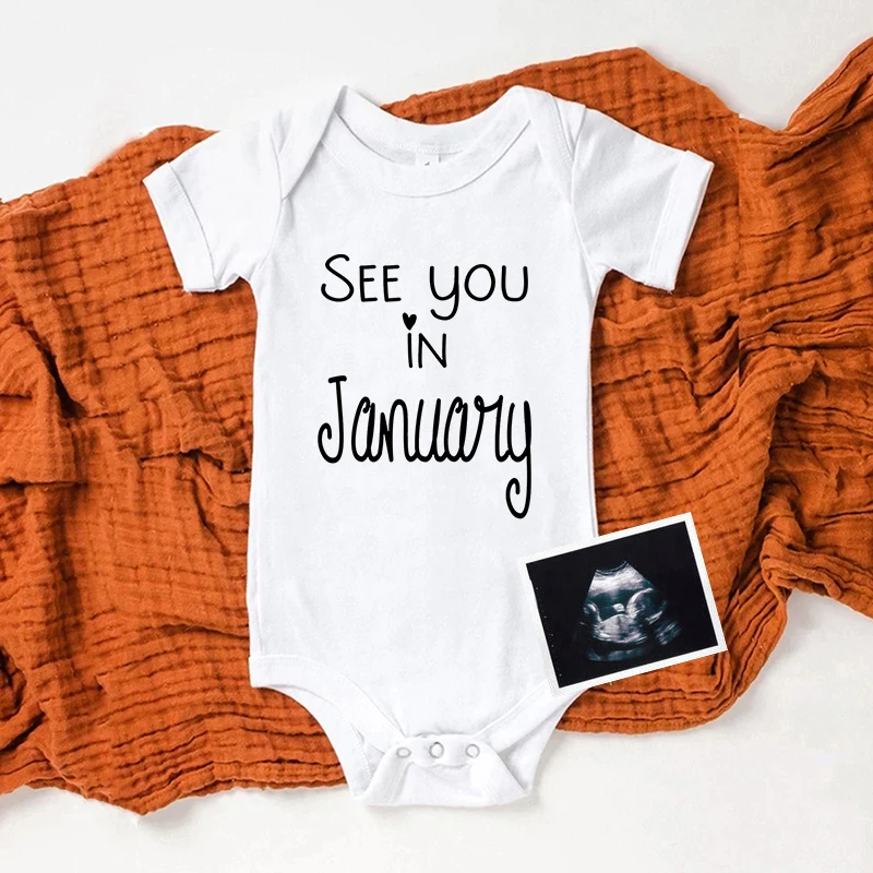 Боди для новорожденных с надписью See You In May 2022 |