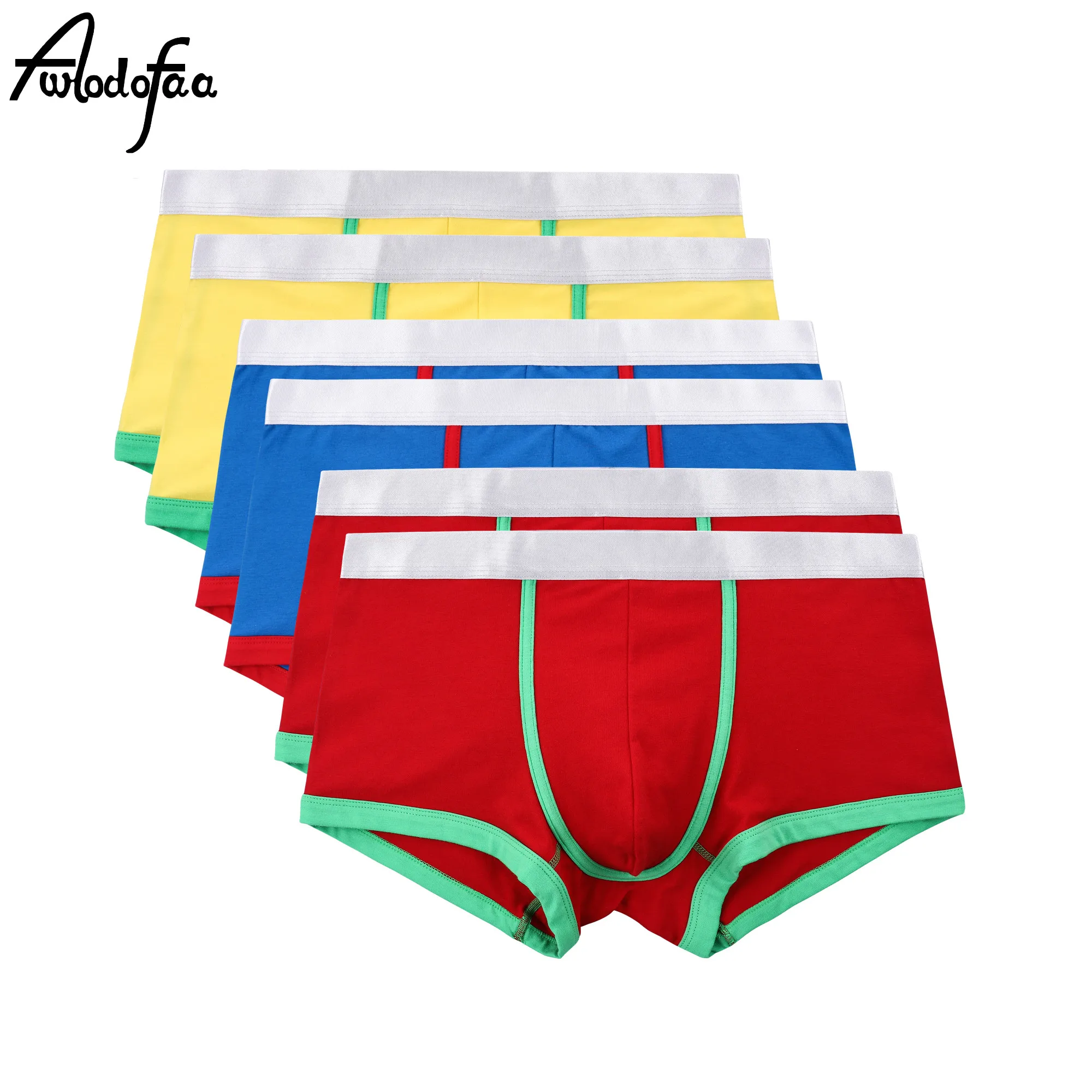 

6Pcs/lot Male Fashion Cotton UnderPants Men Plus Size Boxers Short Breathable Flexible Comfortable Shorts Boxers Mr. Underwears