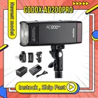 Карманная вспышка Godox AD200Pro TTL для Canon Nikon DSLR аксессуары для фотостудии youtube прямая трансляция