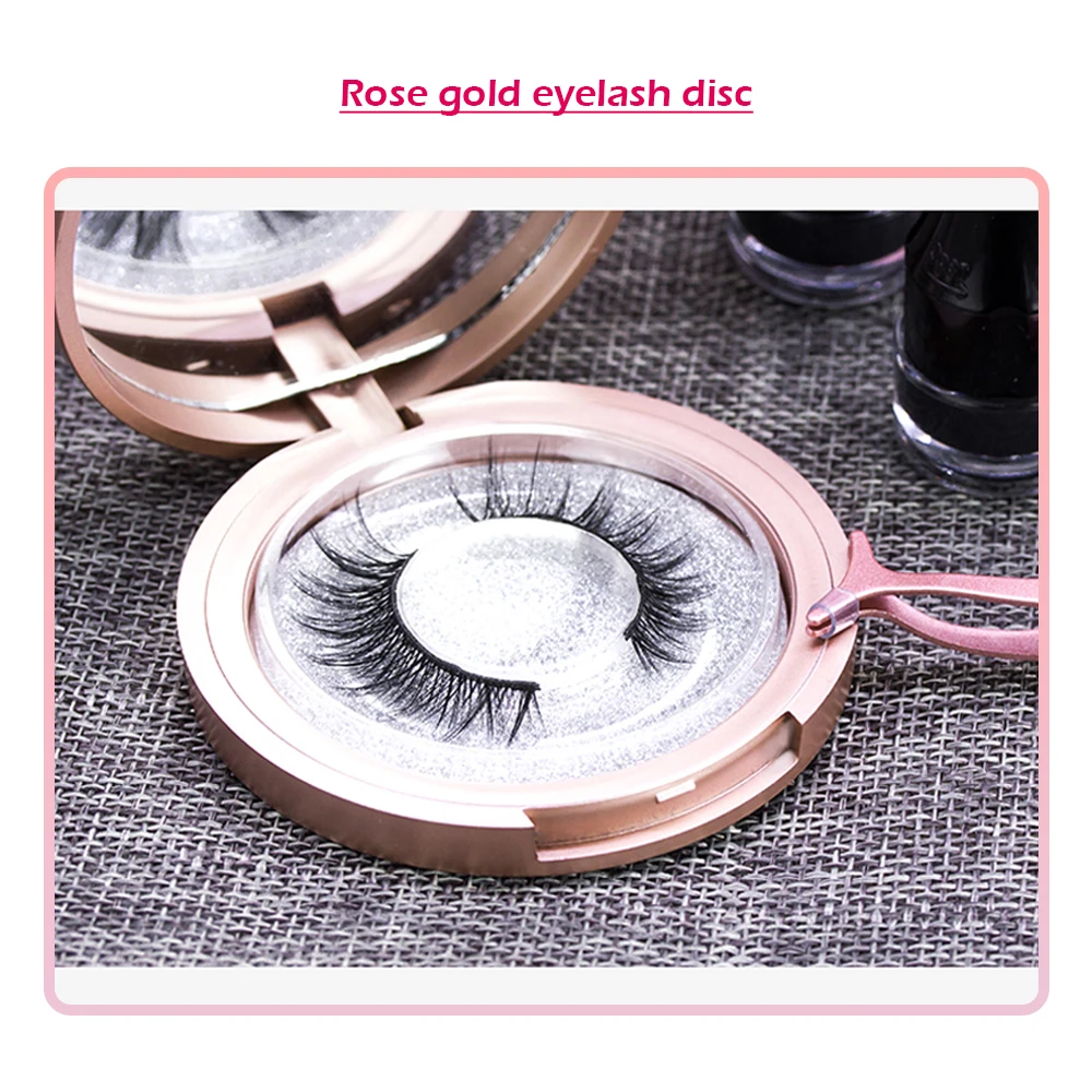 5 Magnetic Eyelashes natural False Eyelashes Magnet Lashes Magnetic Liquid Eyeliner& Magnetic False Eyelashes& Tweezer Set