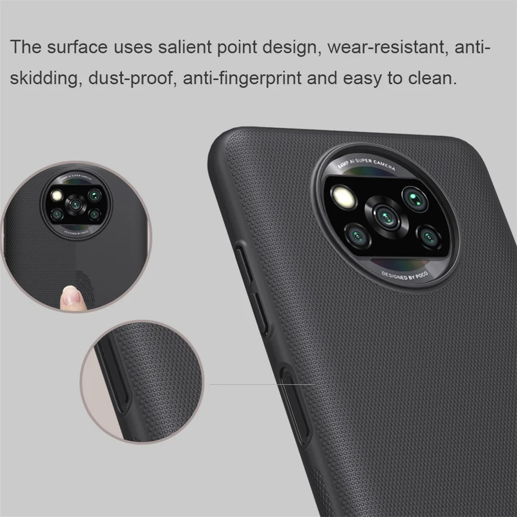 Чехол для Xiaomi Poco X3 NFC матовый защитный чехол Nillkin nfc | Мобильные телефоны и
