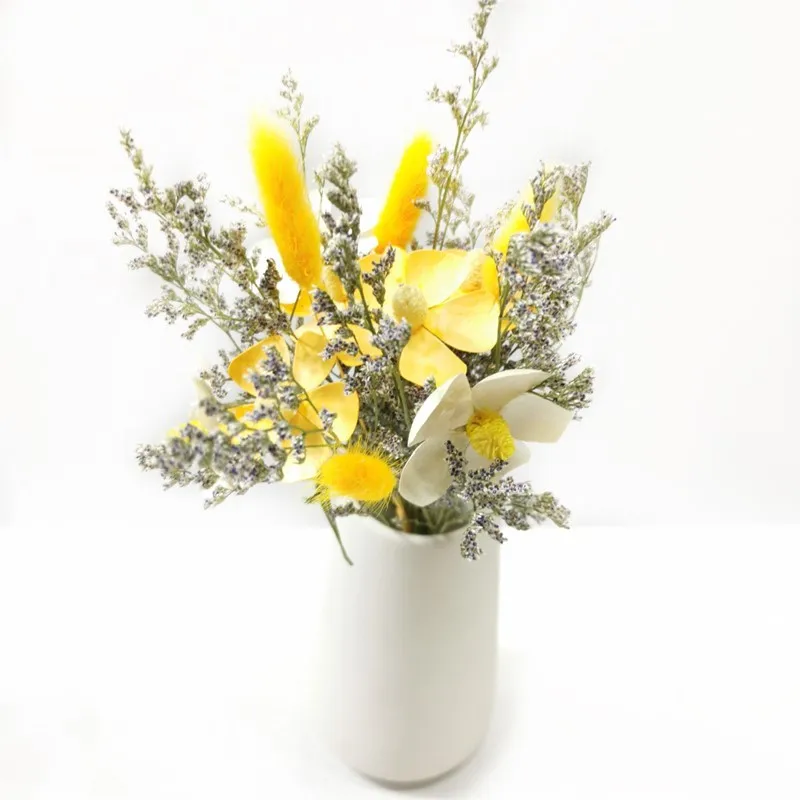 Натуральные сушеные цветы креативный букет сделай сам розы с несколькими