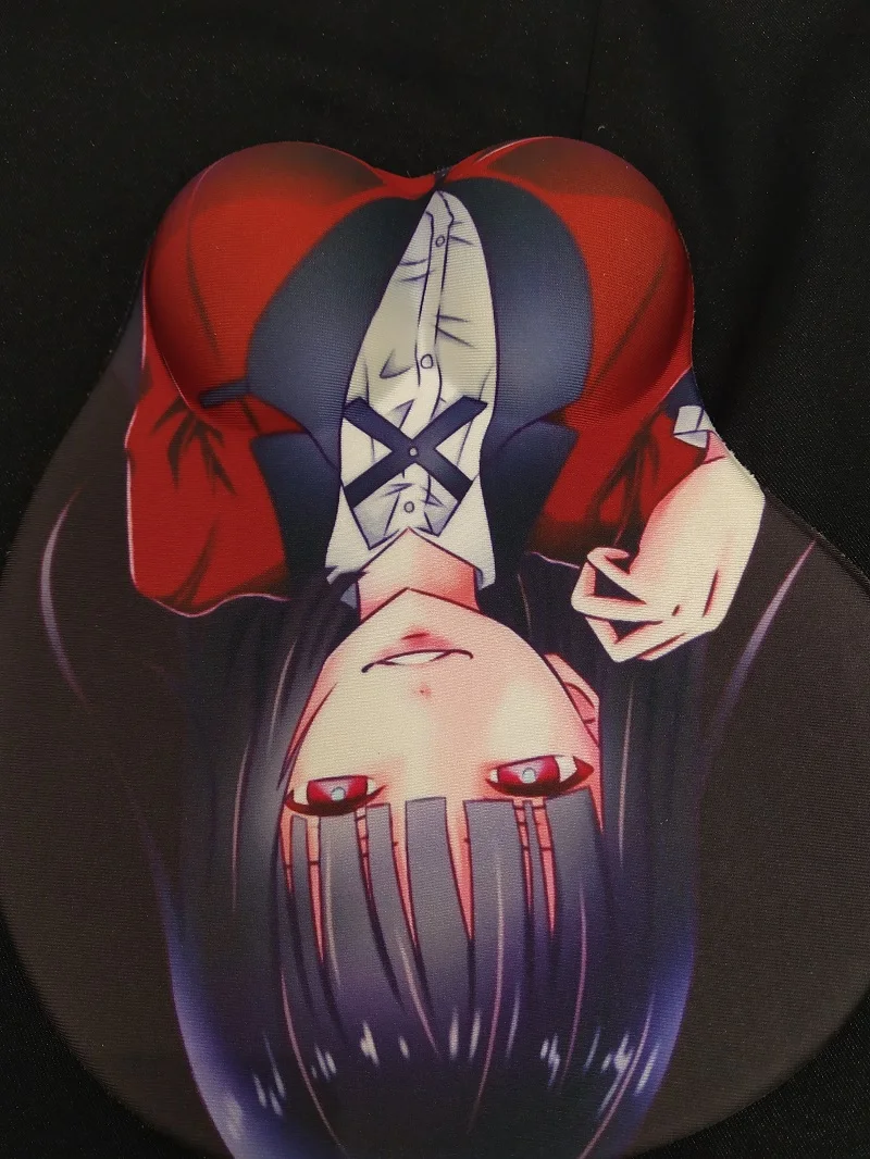 Anime Kakegurui Yumeko Jabami 3D Chest Silicone Wrist Rest Mouse Pad notebook PC playmat | Компьютеры и офис