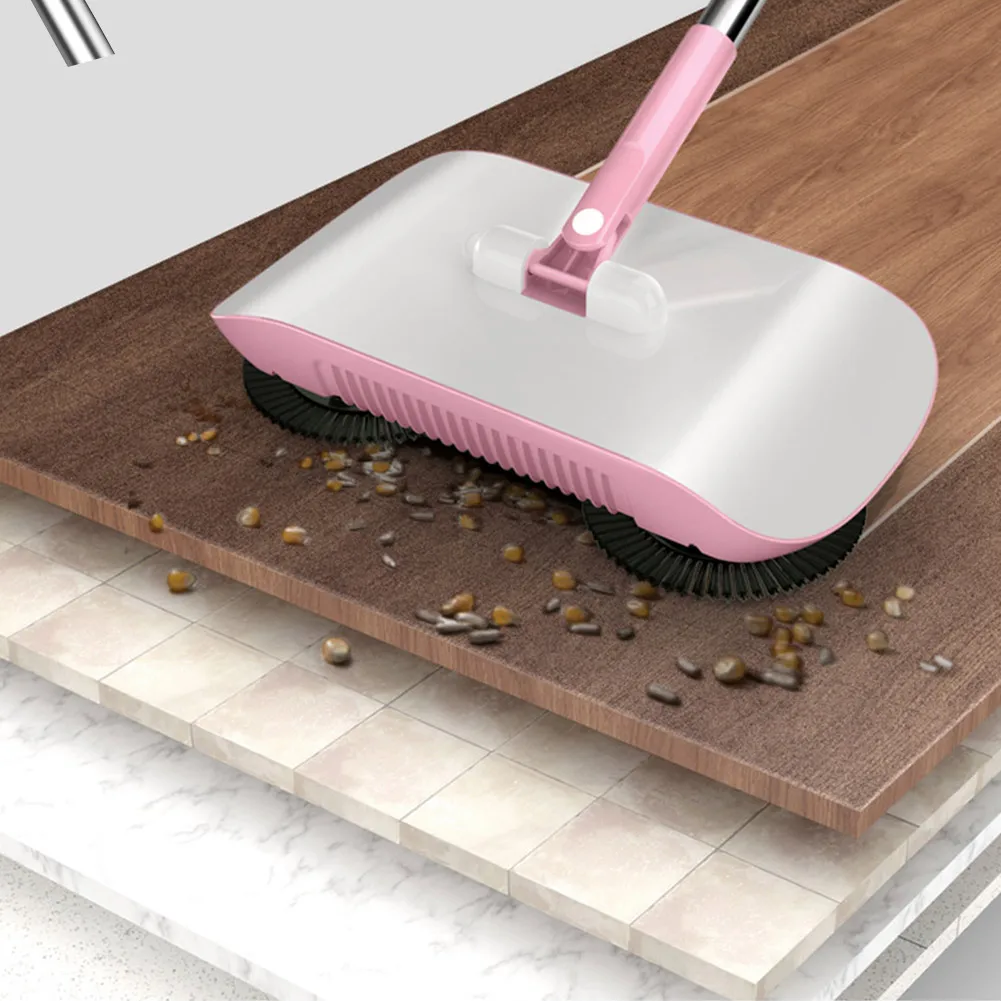 Automatic Hand Push Sweeper Magic Rotate Broom No Electric Household Cleaning Tool Lazy швабра BJStore | Дом и сад