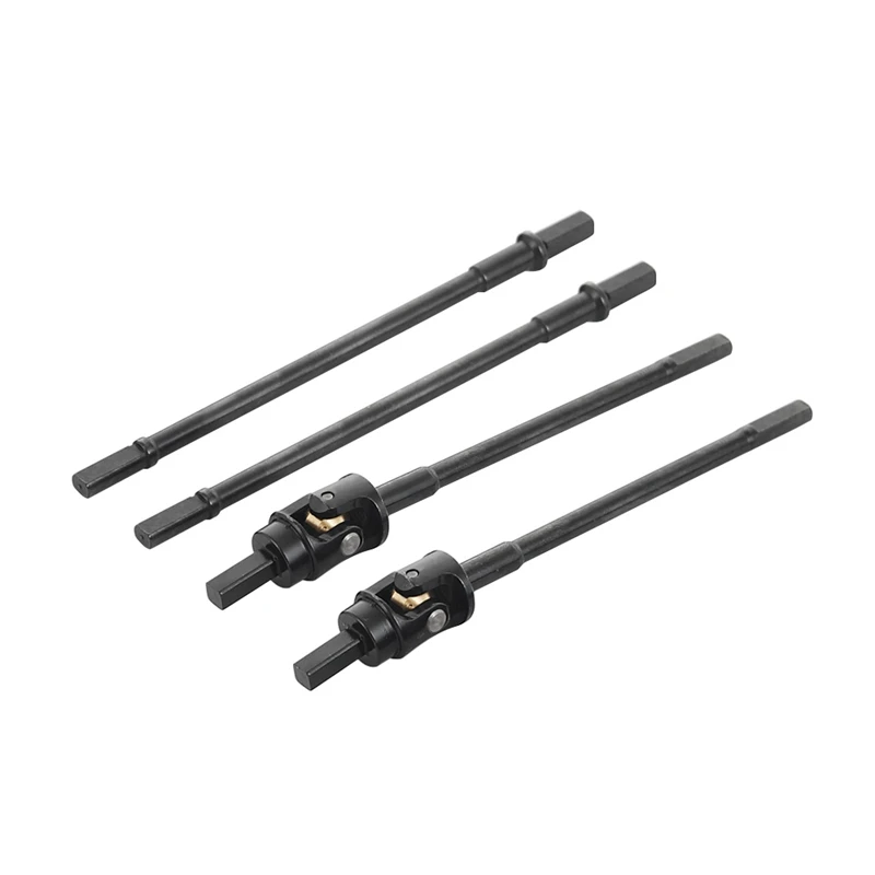 

1/10 RC Crawler Metal Steel Front Rear Axle CVD Drive Shafts for Axial SCX10II 90046