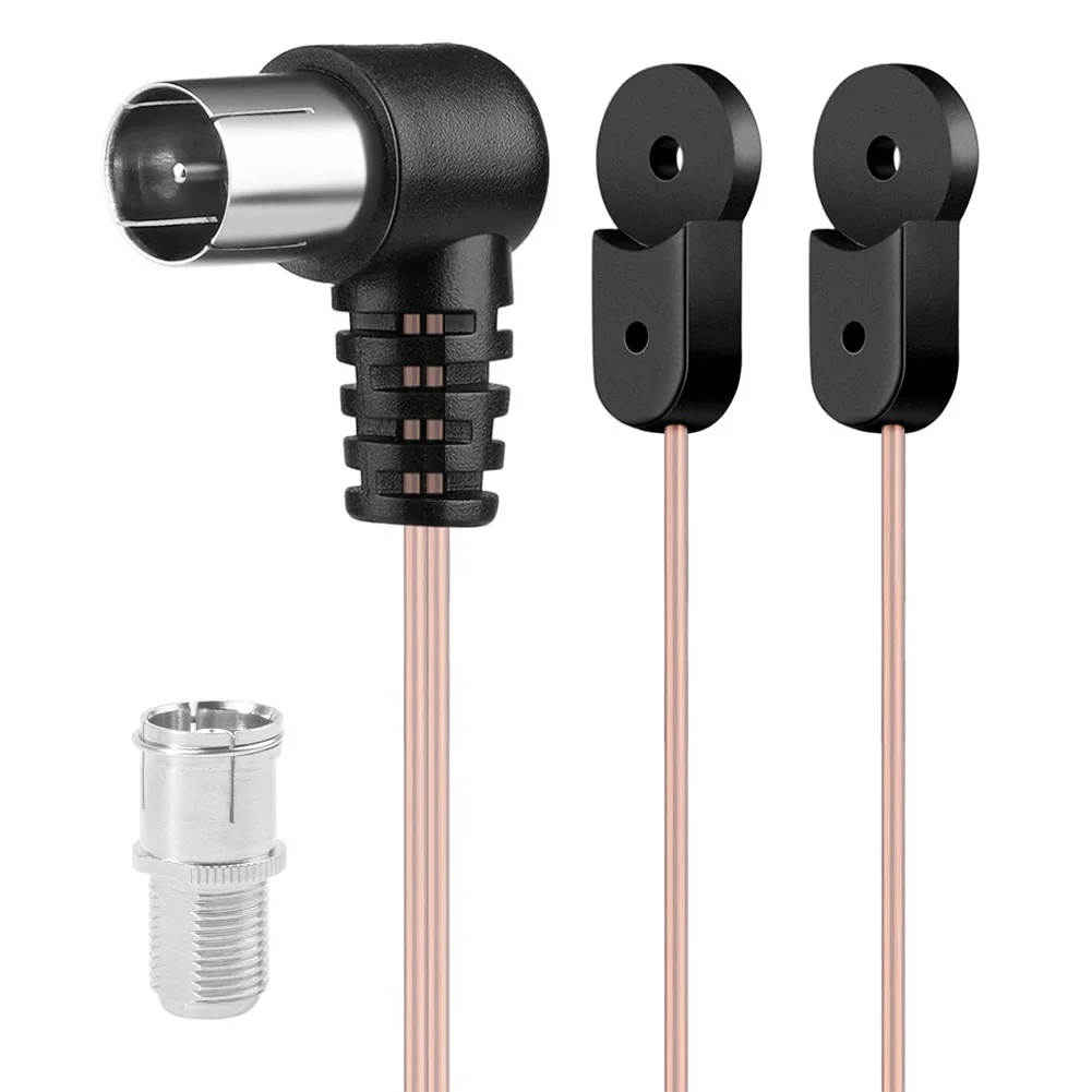 FM-Антенна 2 м штекер типа F разъем стерео аудио радио приемник для Yamaha JVC Sony Sherwood