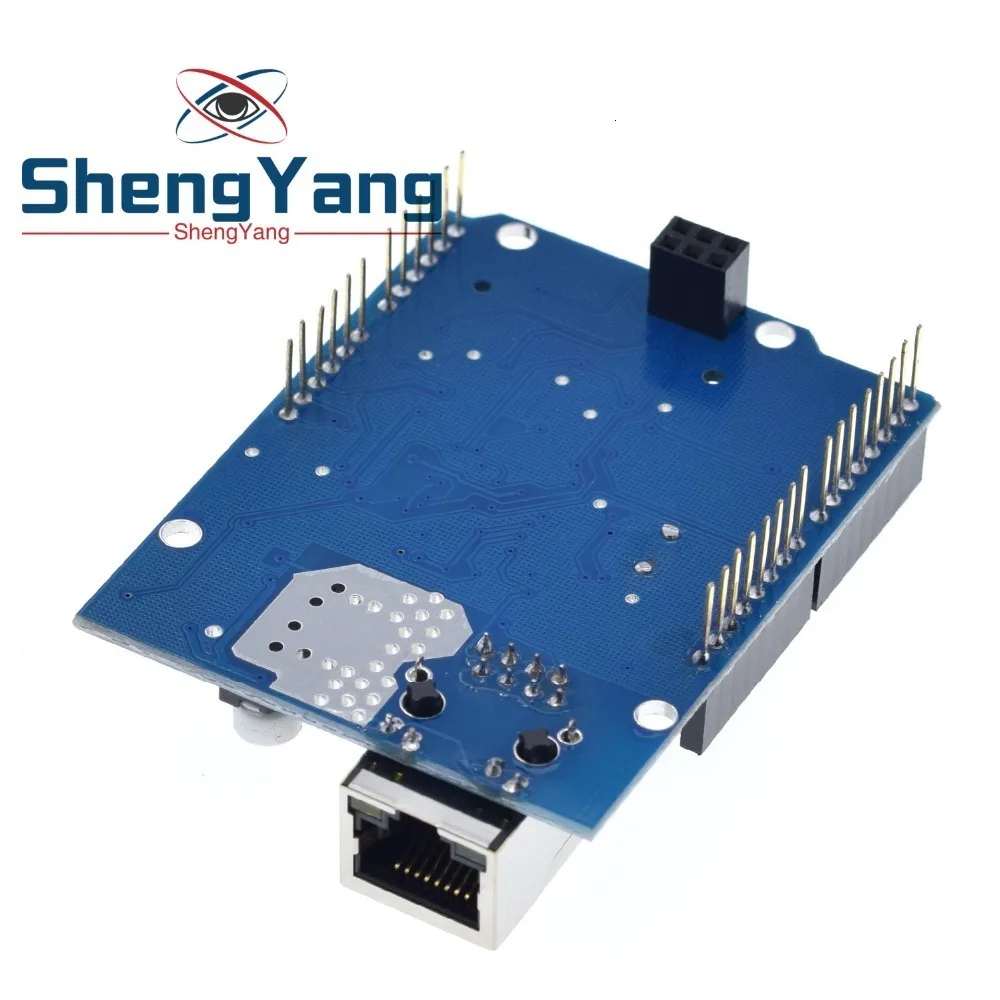 ShengYang 1 шт. Щит Ethernet щит W5100 R3 UNO Mega 2560 1280 328 UNR R3 W5100 макетная плата