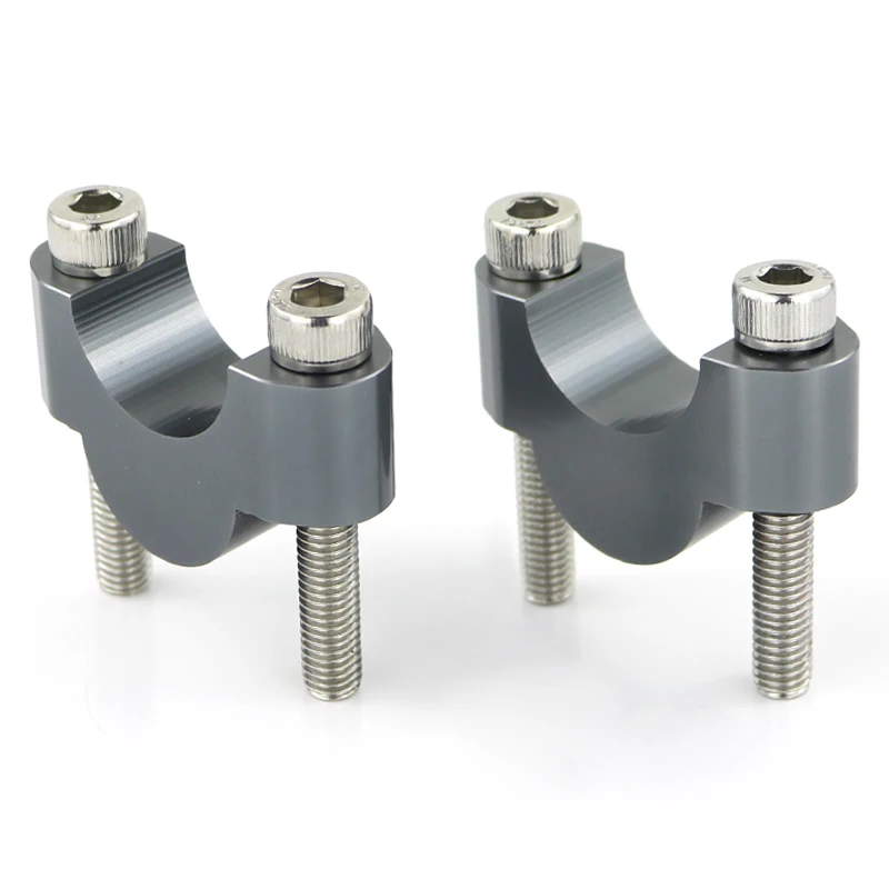Titanium Riser 20mm Для Suzuki GSX-S750 GSX-S 750 2007- RMZ450 28 мм 1 1/" Руль стояки жир бар стояк CNC Заготовка мотоцикл алюминий - Цвет: Titanium Riser 20mm