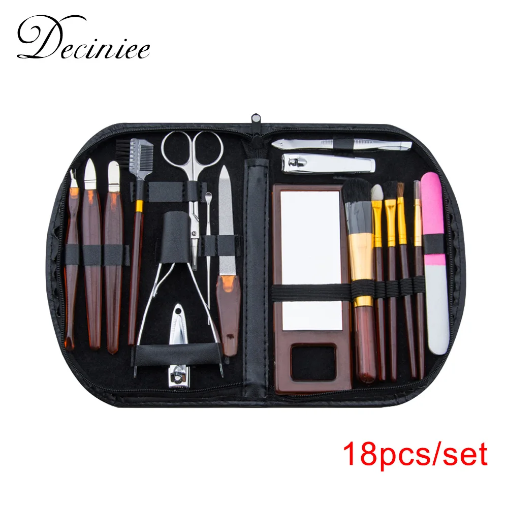 

18 шт./набор, маникюрные ножницы, триммеры, машинка для стрижки ногтей, набор, кусачки для ногтей, Ушная ложка, нержавеющая сталь, ножницы, толк...