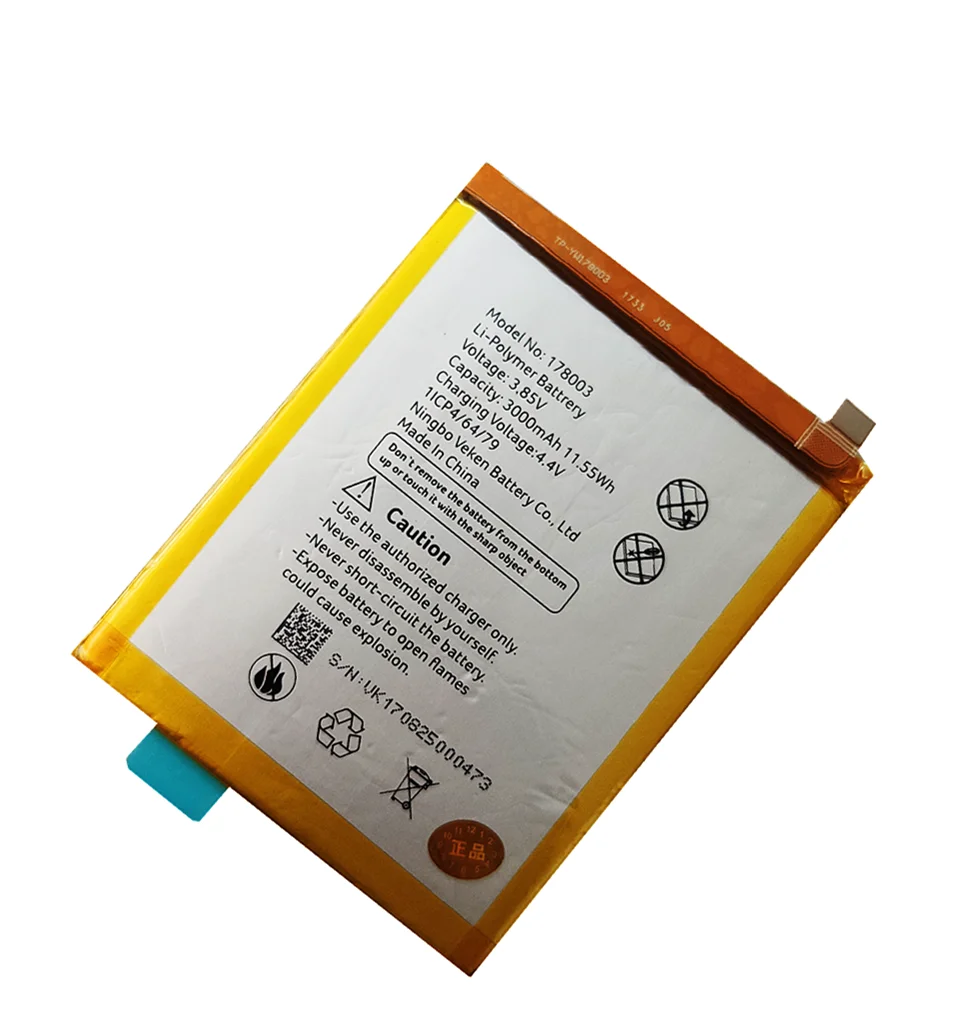 100% Оригинальный аккумулятор 3000 мА ч 178003 для смартфонов VERNEE M5 Lenovo K350t K5 / Wind Air W1452
