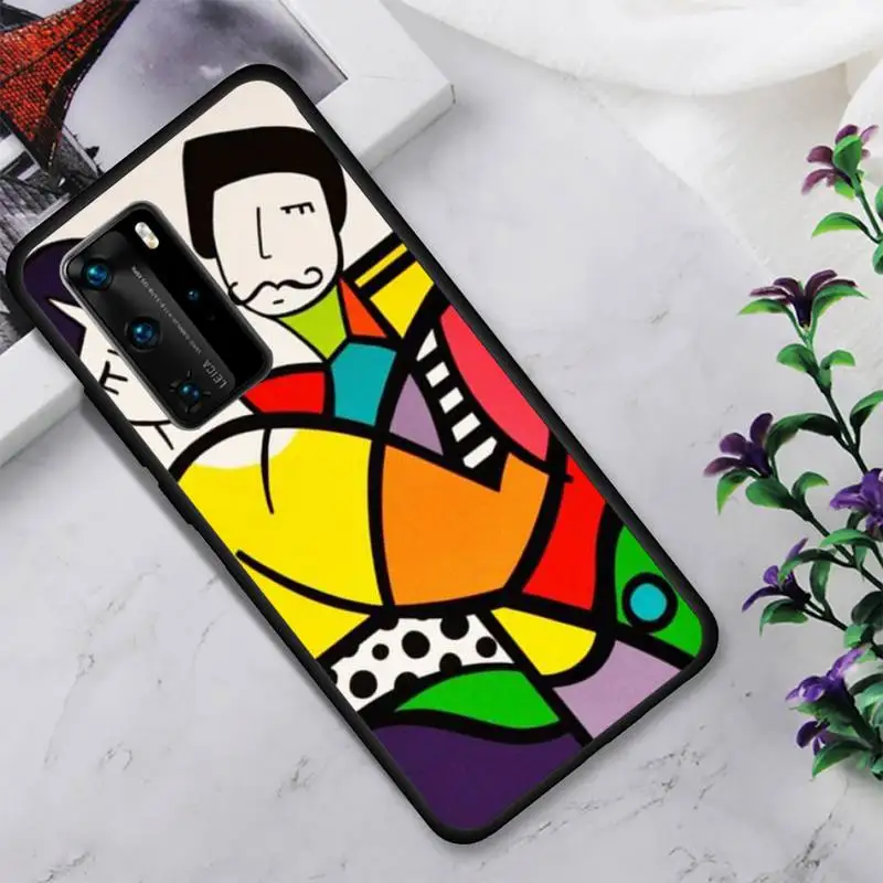 

Picasso abstract Art painting Phone Case For Huawei Nova 2 3 4 5 7 Plus E Pro Se Y5 Y6p Y7 Y8 Y9 Y10s Plus Fundas Cover