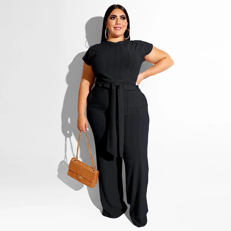 4XL 5XL плюс размер женский костюм комплект из 2 предметов сексуальные женские топы с коротким рукавом брючные костюмы повседневные Модные брюки наряды Большие размеры 3XL