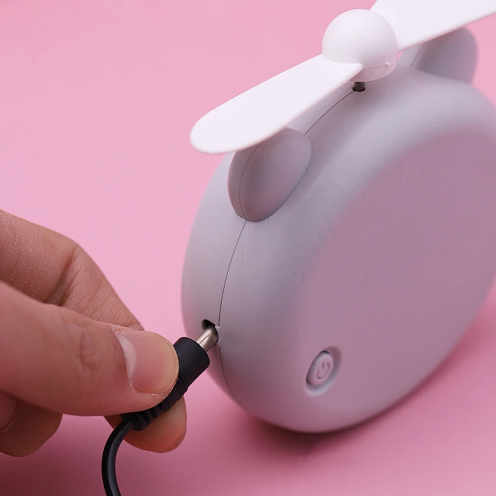 Летний кулер портативный вентилятор ручной USB перезаряжаемый Мини Складной для