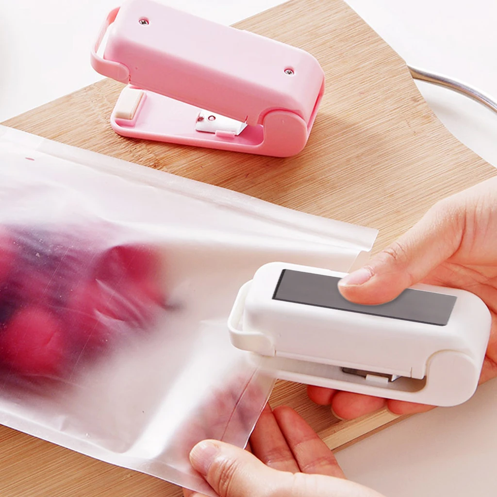 Портативный ручной тепловой мини пластиковый пакет импульсный герметик для