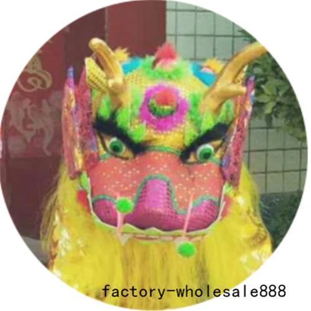 Китайский дракон костюм талисман в форме головы kylin для праздника вечерние cos