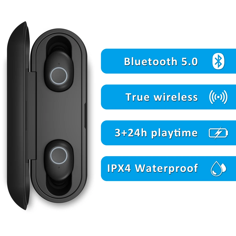 LEAGOO A3 TWS беспроводные Bluetooth наушники Bluetooth 5,0 HD стерео беспроводные наушники с шумоподавлением игровая гарнитура