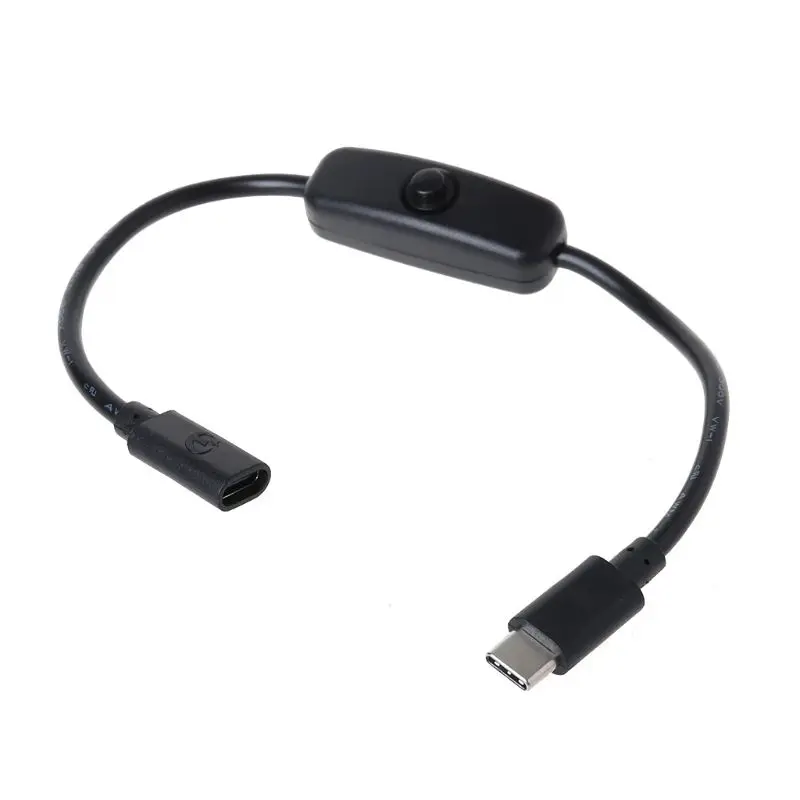 Тип C мужского и женского пола USB-C кабель-удлинитель для переключателем Raspberry Pi 4