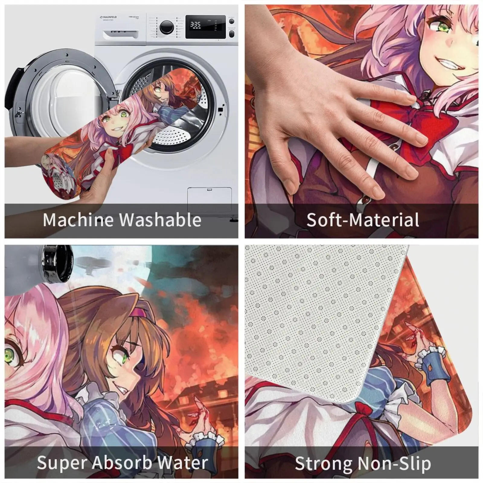 Коврик Kaifuku Jutsushi No Yarinaoshi мягкий коврик Keyaru Keyaruga Soushi