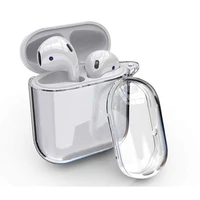 luxury crystal cute earphone case for apple airpods silicone transparent protective cover accessories charging box accesorios