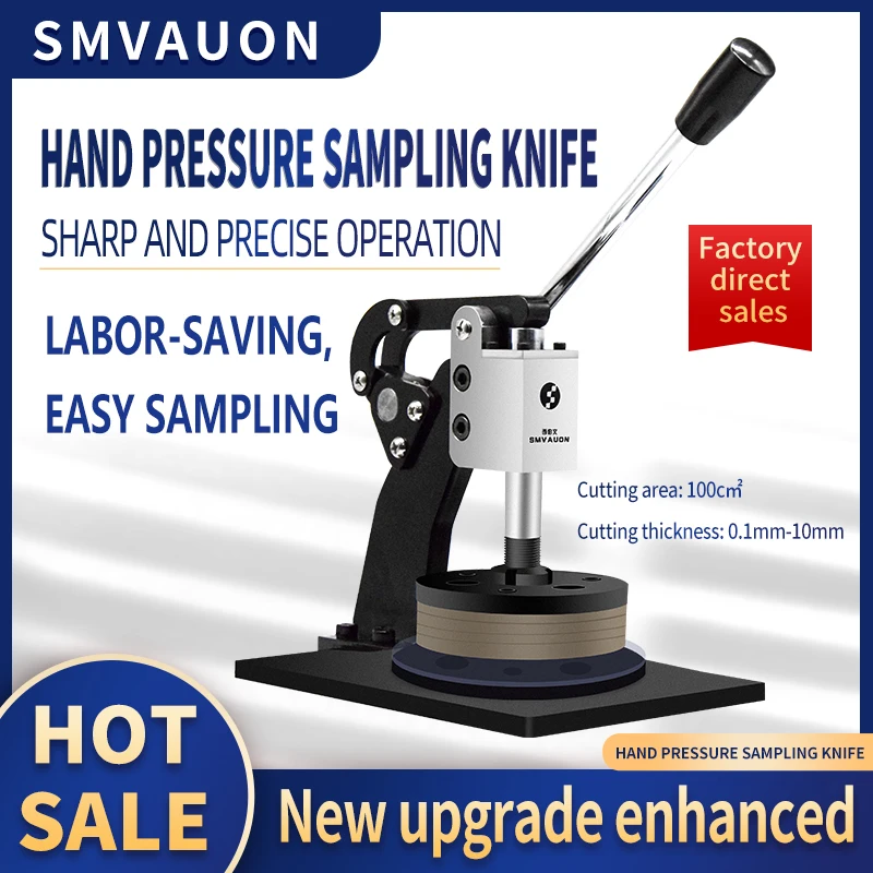 

Round Sample Cutter Pressure Type Sampling Knife Hand Pressure Disc Sampler Brand Sample Collector Textile Fabric Machine