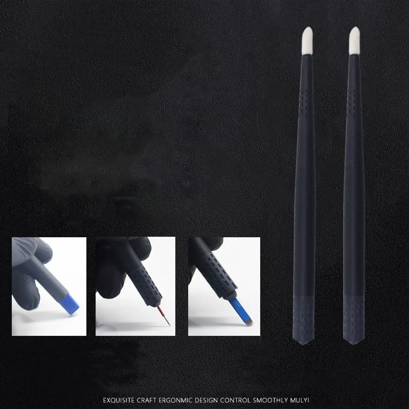 

Reusable Professional Double-Sided Blading & Shader Microblades Best 2-in-1 Microblading Pen Supplies Kit for Flawless Eyebrows