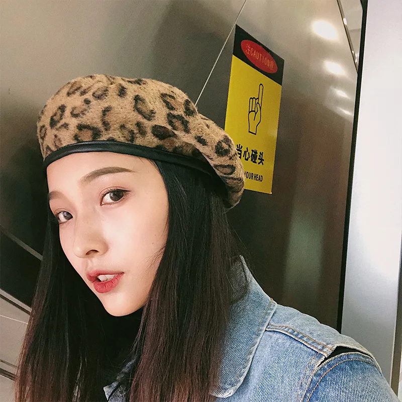 wool Beret Lady Autumn Winter Warm Hats Female Elegant French FlatPainter Caps Boina para mujer sombreros pour femme Bonnet girl
