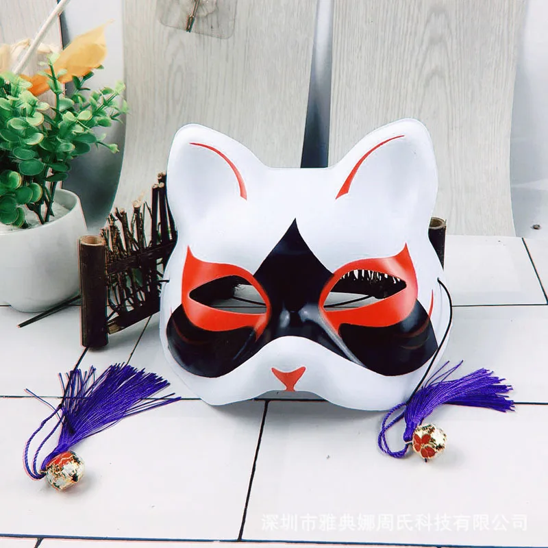 Лотос лиса маска Хэллоуин цвет белый-Ледяной дьявол Гуандун | Тематическая