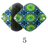 5 S/M/L моющиеся менструальные прокладки многоразовые гигиенические менструальные прокладки для мам бамбуковые хлопчатобумажные тканевые женские гигиенические прокладки - Цвет: 5
