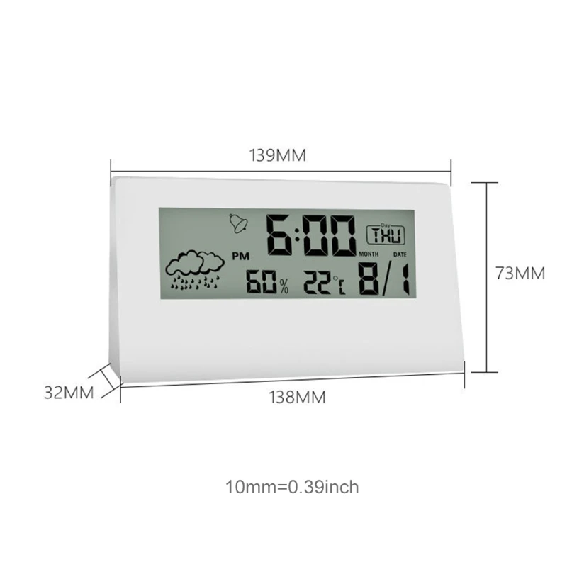 

Xiuinserty Digital Display Household Indoor Electronic Home Thermometer Hygrometer Smart Automatic Temperature Humidity