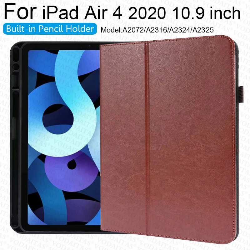 

Чехол для iPad Air 4, чехол для iPad air 2020, умный чехол 10,9 дюйма (4-го поколения) с держателем для карандаша, чехол для ipad 2020