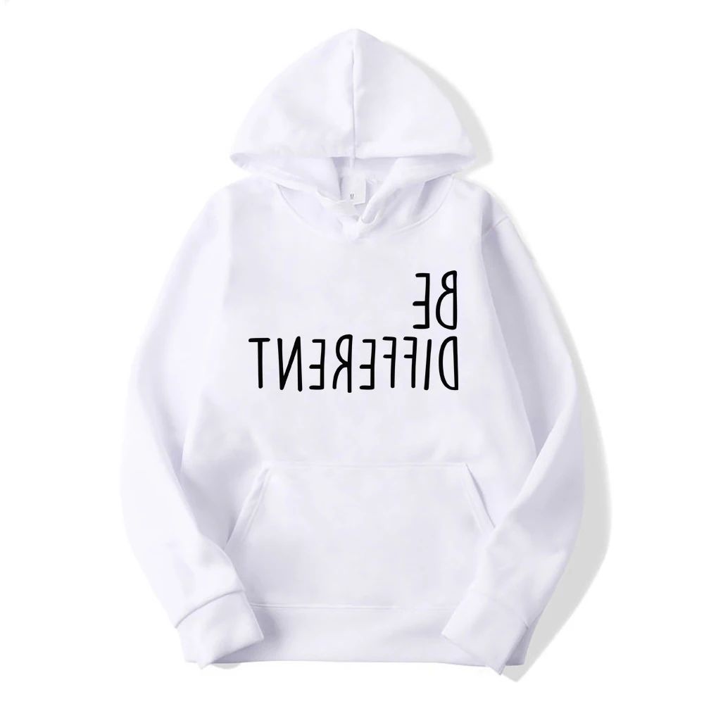 Смешные Толстовки со слоганом и надписью Be Different хипстерский свитшот в стиле