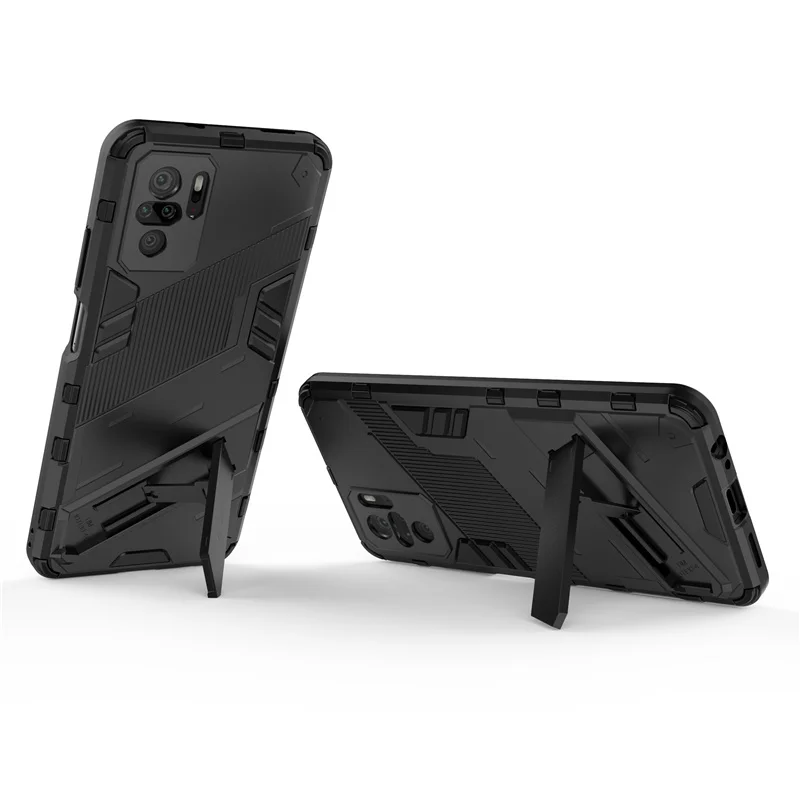 For Cover Xiaomi Redmi Note 10 Case For Redmi Note 10 Capas Shockproof Hard Kickstand Holder Back Cover For Redmi Note 10 Fundas