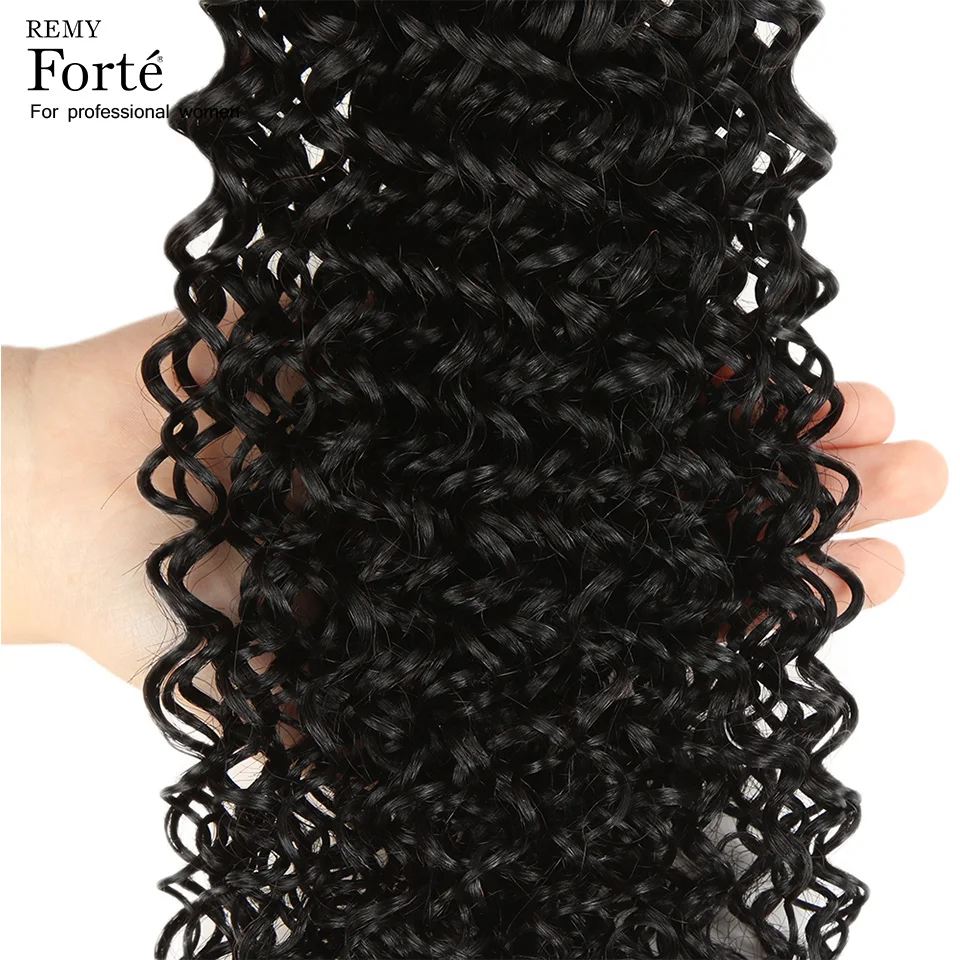 Remy Forte, вьющиеся пряди, с закрытием, 30 дюймов, пряди с фронтальной частью,, бразильские волосы, волнистые пряди, 3 пряди, гладкий конский хвост