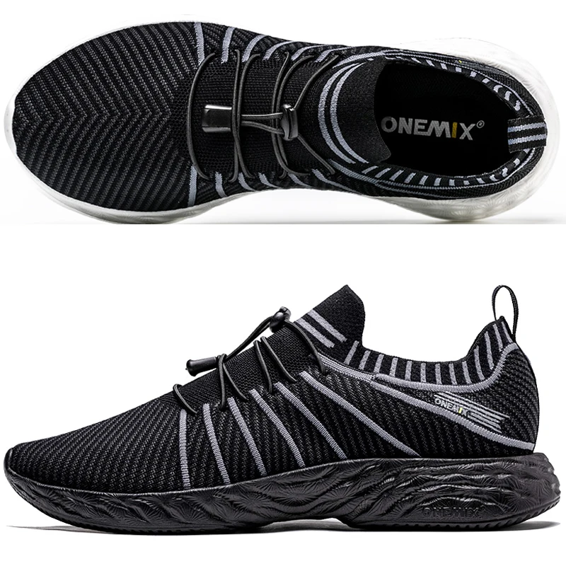 Мужские кроссовки для бега ONEMIX дышащие с дышащей вязкой унисекс легкие