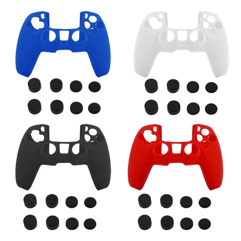 Ручка шапки выше силикона Защитный чехол кожного покрова для Playstation 5 PS5