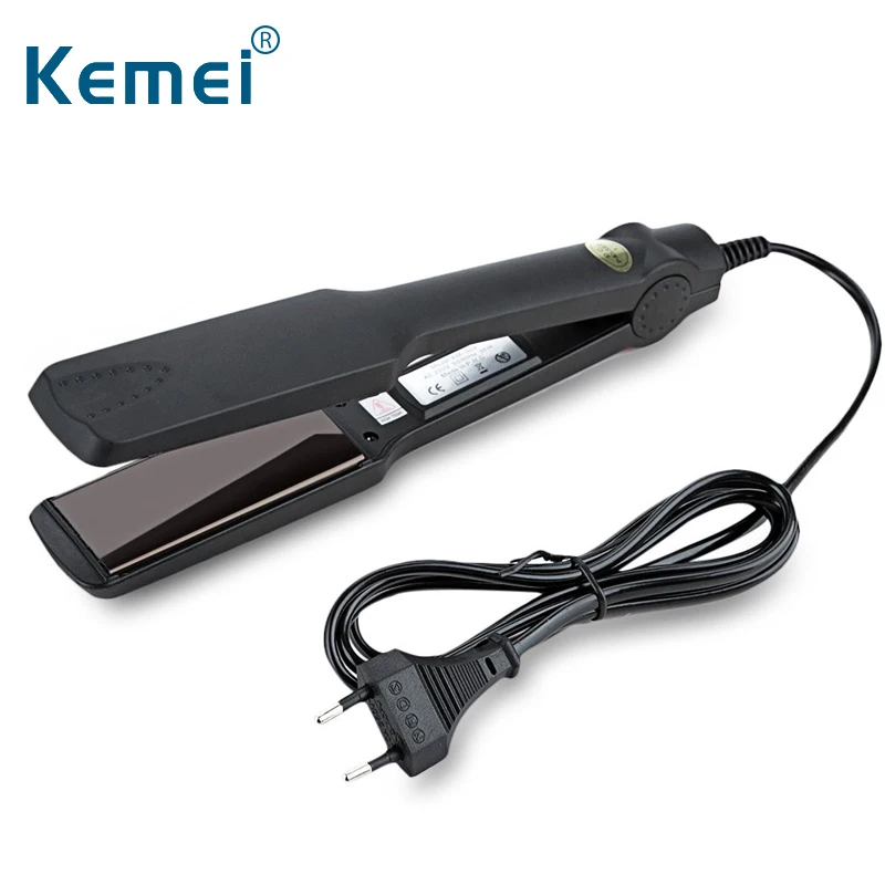 KEMEI Профессиональный утюжок для волос быстро прогрева Термальность