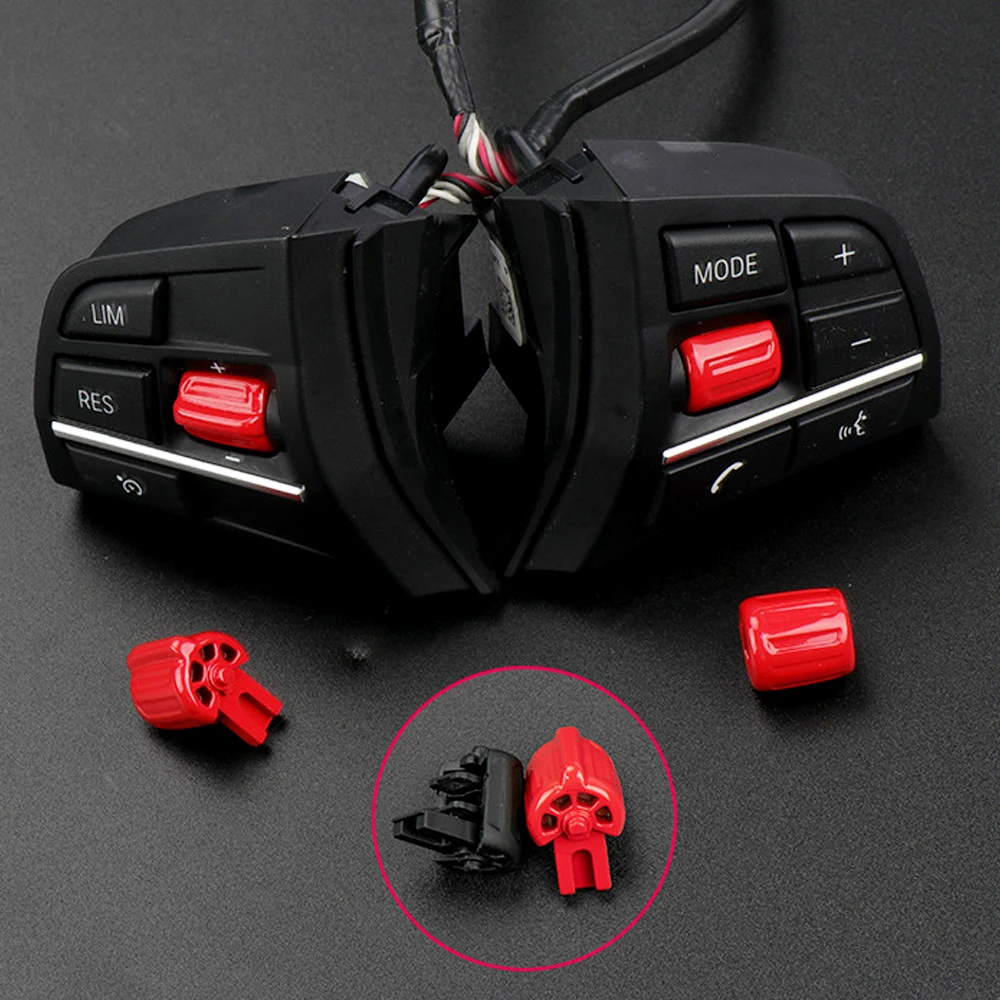 

Car cruise button For BMW F01 F02 F10 F11 steering wheel fixed speed cruise control direction switch original button 3 styles