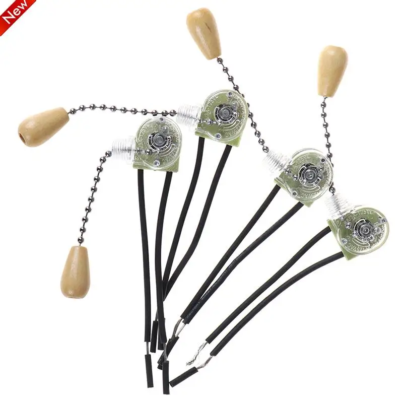 

Настенный выключатель для потолочного вентилятора, универсальный, 3 а/250 В, 4 шт.