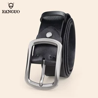 handmade high quality genuine leather belt mens casual jeans strong belt womens belts pin buckle belts luxury flexible