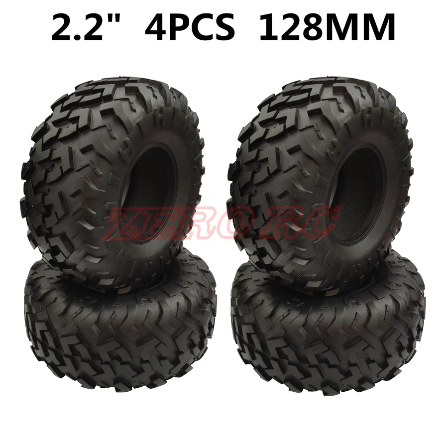 4 шт. RC 1/10 ROCK CRAWLER CAR 2 &quotшины мягкие 128 мм шины с пеной для осевого Рейфа SCX10 Jeep Wrangler