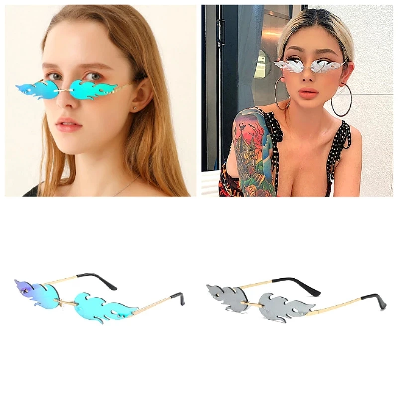 

1 Pcs Fashion Flame Motorcycle Sunglasses Eyewear Glasses Outdoor Sport Mountain Bike Road Cycling Goggles Motorcycle Eyewear