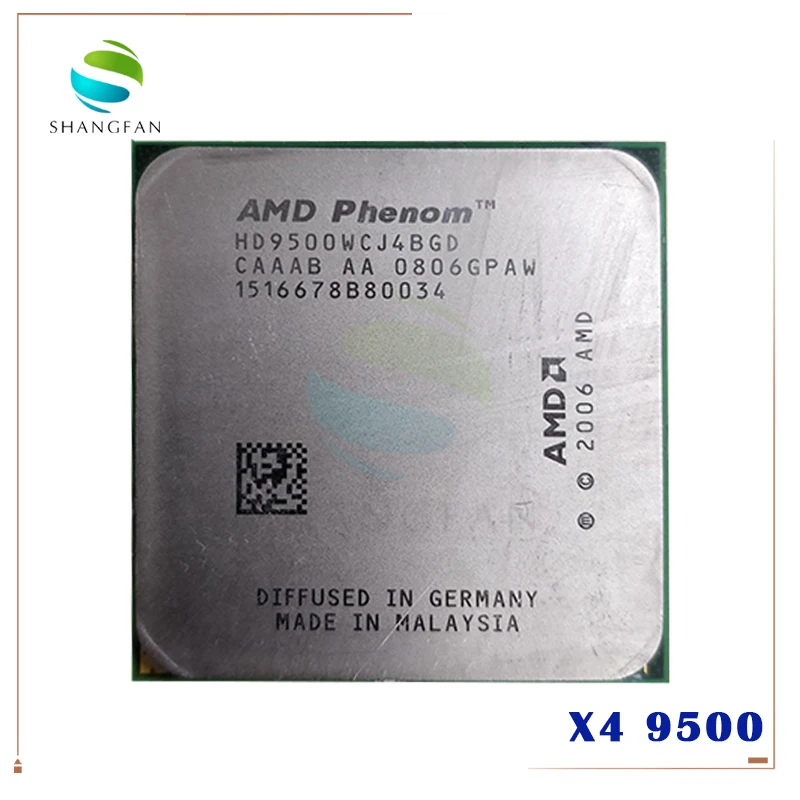 Четырехъядерный процессор AMD Phenom X4 9500 для настольного компьютера 2 ГГц HD9500WCJ4BGD