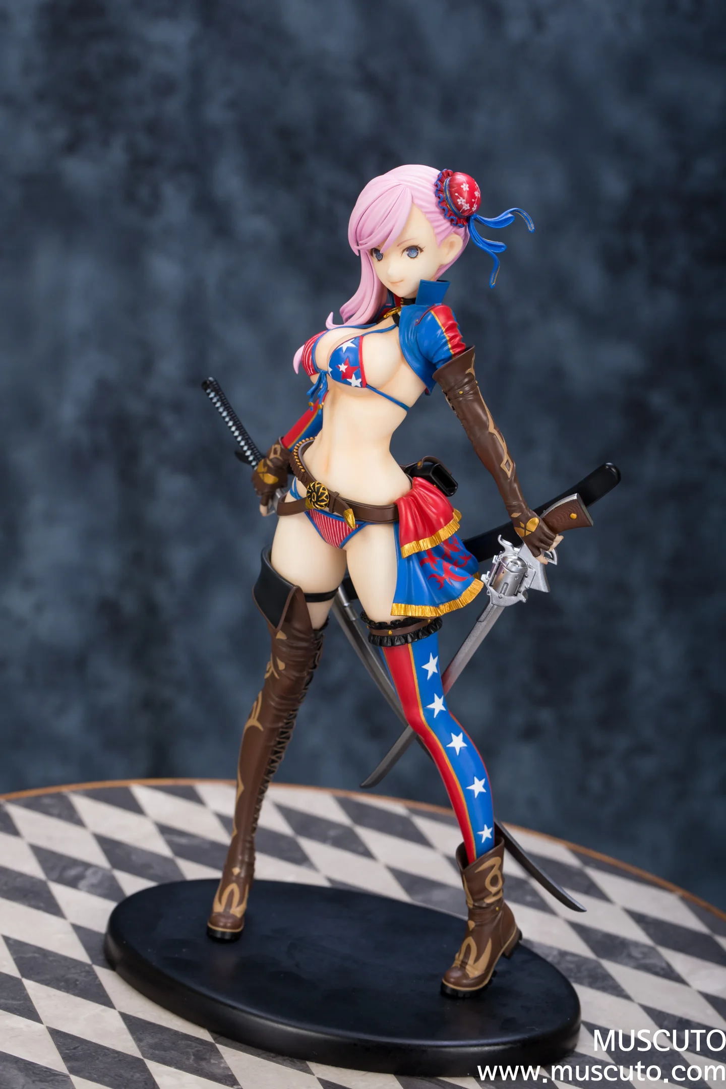 

GK figure resin white mold Fate swimsuit Miyamoto Musashi white mold spot Anime figure FATE Musashi Miyamoto