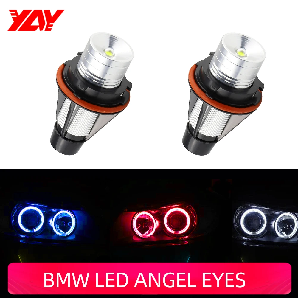 Светодиодный Ангельские глазки в машине 2 предмета комплекте для BMW E39 E53 E60 E61 E63 E64