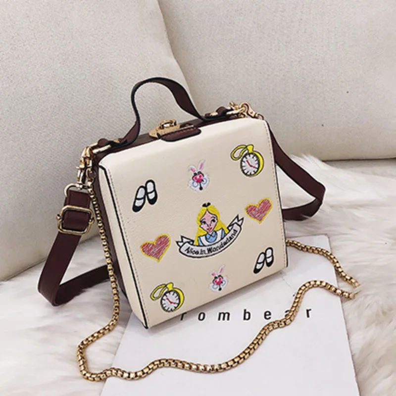 

Female Chain Crossbody Bags For Women 2021 Leather Luxury Handbag Designer Sling Sac A Main Ladies Hand Shoulder Messenger Bag