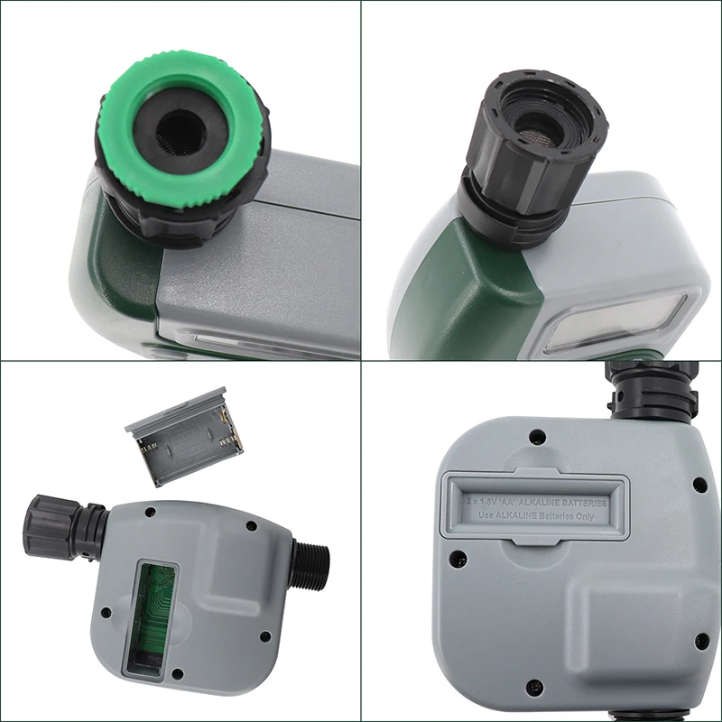 

Outdoor Irrigation Controller with Large Digital Display Automatic Plant Watering Timer Kit for Garden Lawn Farm Dropshipping