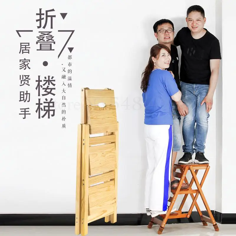Бесплатная установка трехуровневой лестницы из массива дерева домашняя